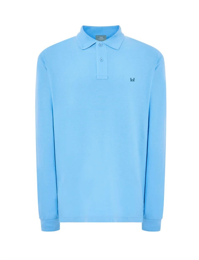 POLO MANGA LARGA AZUL CELESTE Custi&Mikelo
