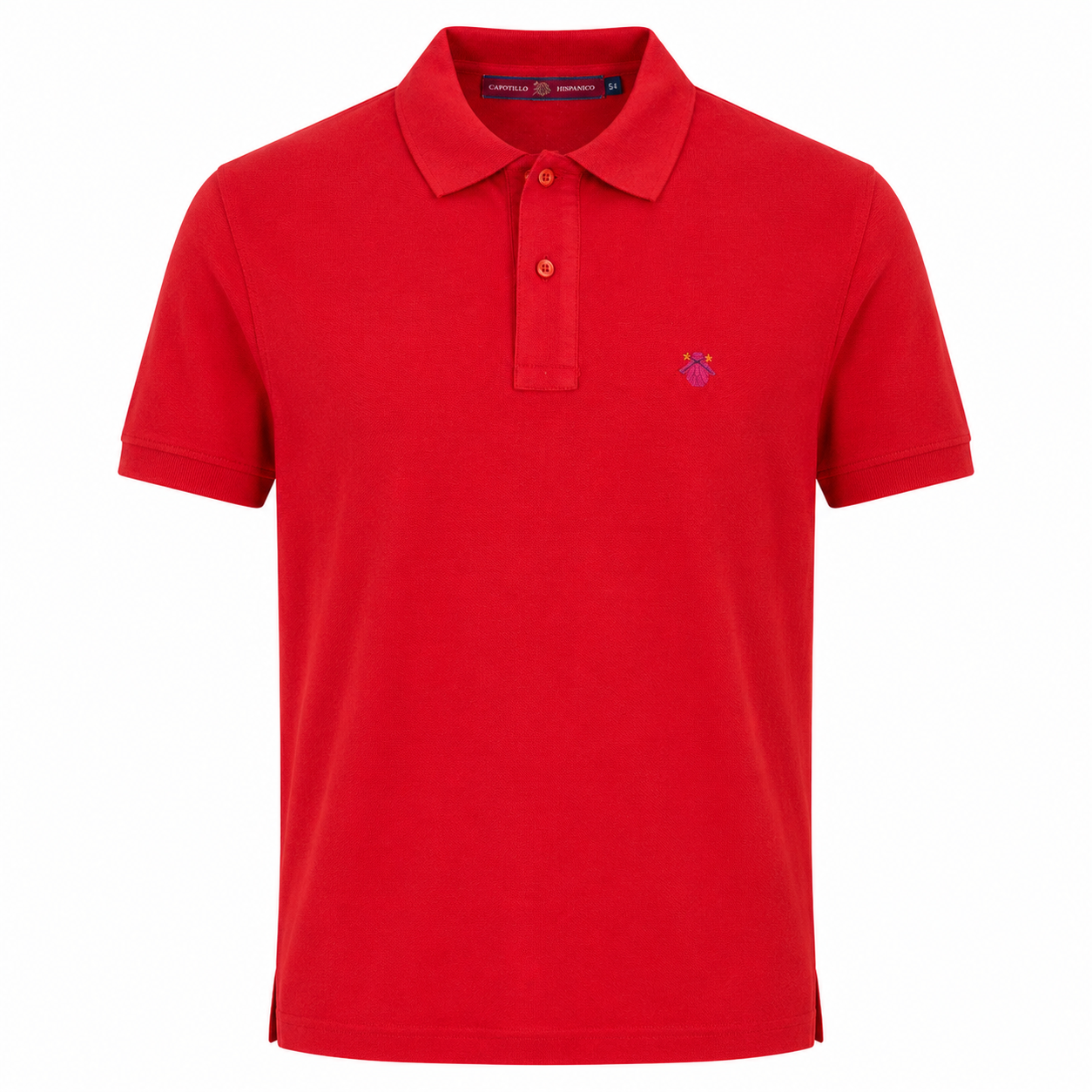 Polo Hombre Rojo Bordado – Capotillo Hispánico