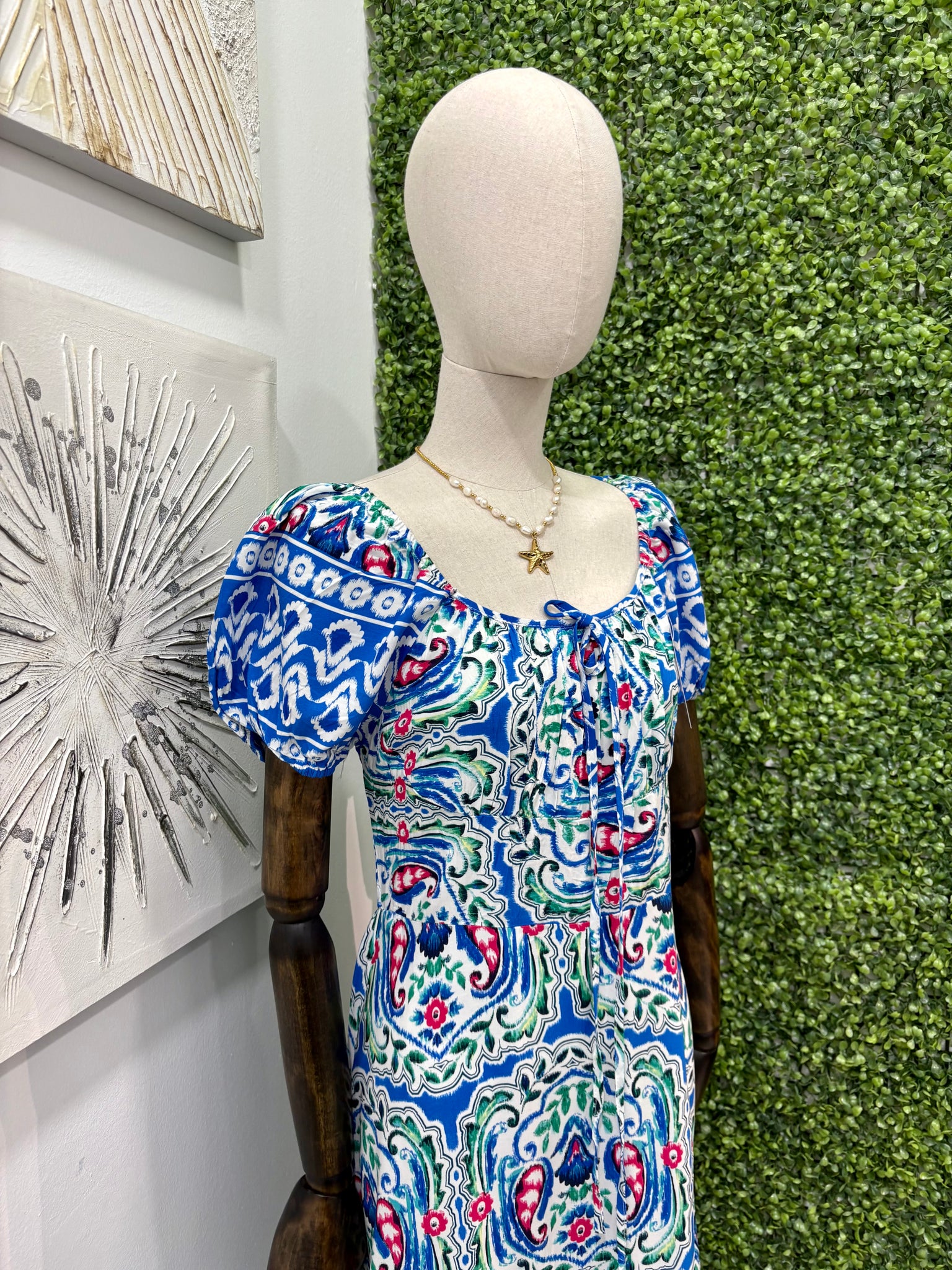 Vestido azul Dama
