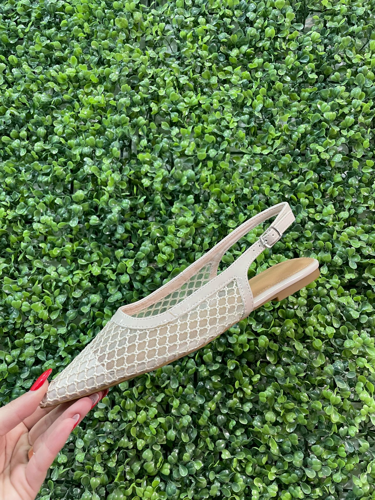 Zapato plano beig