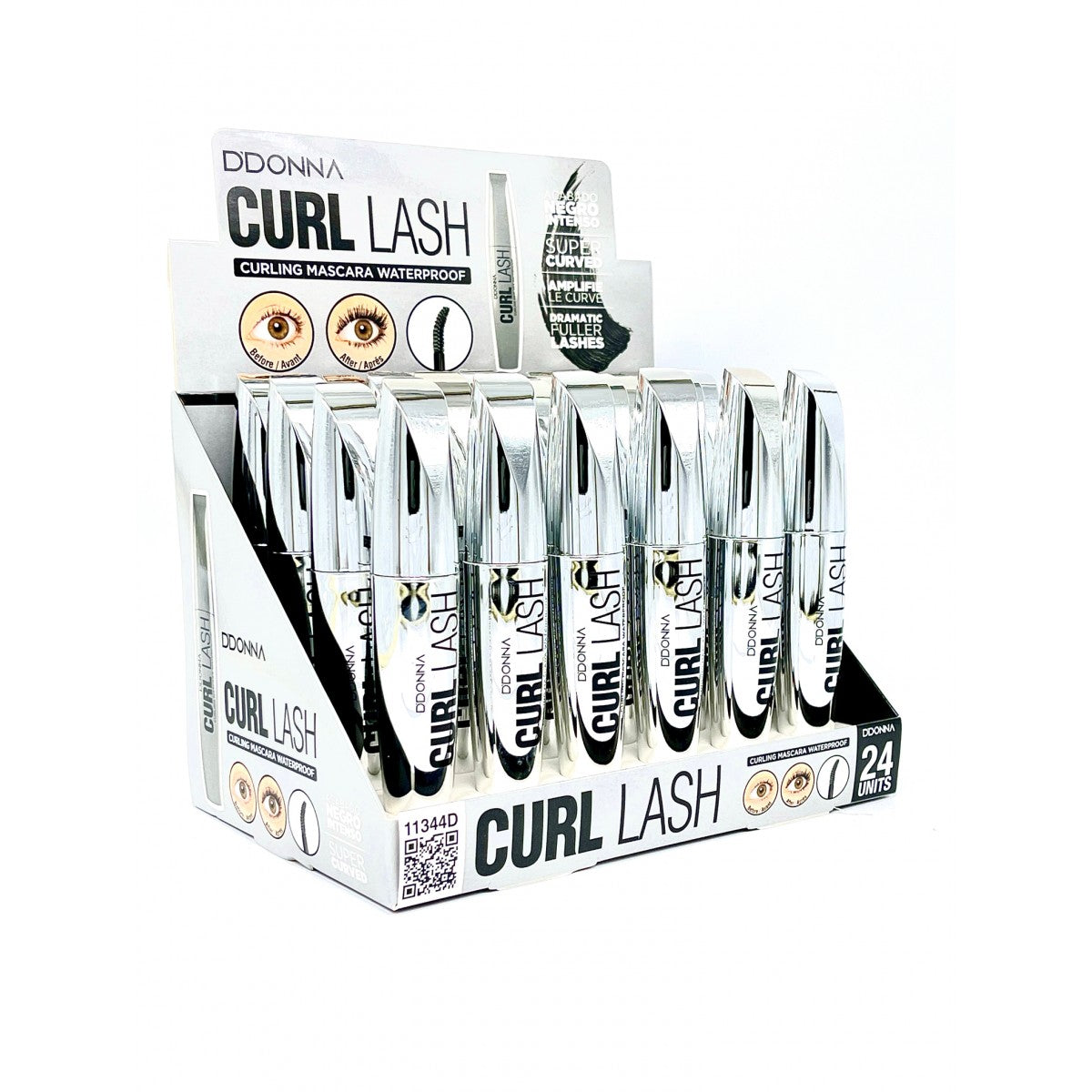 Máscara de pestañas curl lash Ddonna