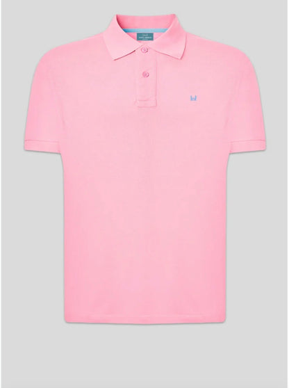 Polo básico Custi Mikelo rosa bebé 100 % algodón polo hombre