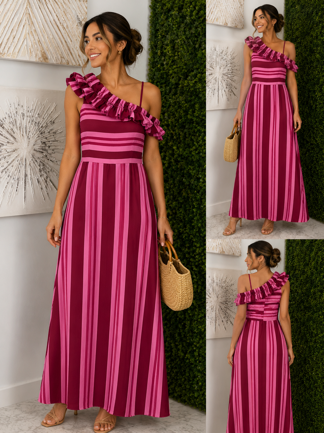 Vestido Ahinoa rosa