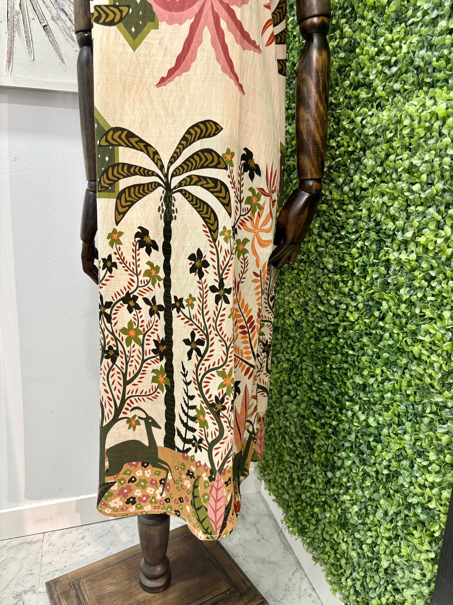 Vestido selva verde