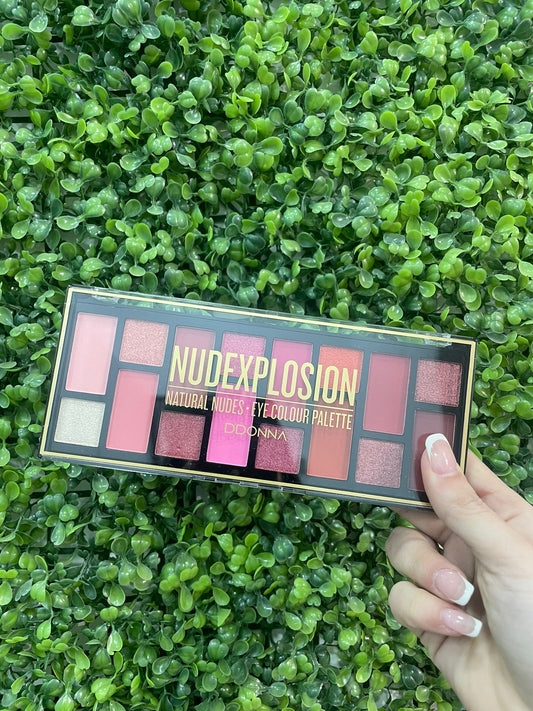 Paleta de sombras rosa Nude explosión