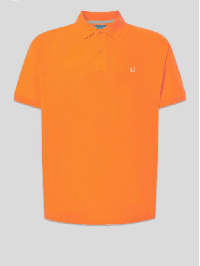 Polo básico Custi Mikelo naranja 100%algodón