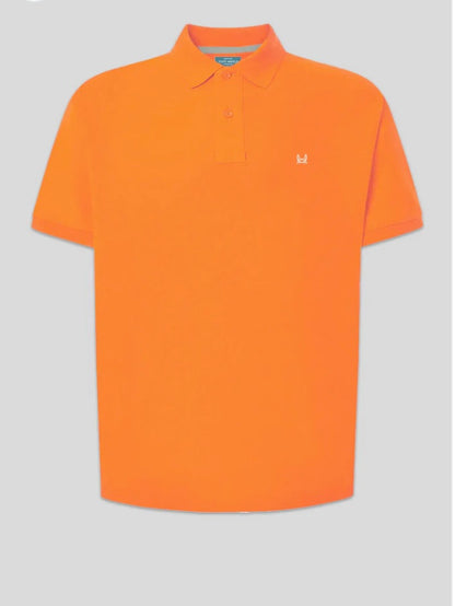 Polo básico Custi Mikelo naranja 100%algodón