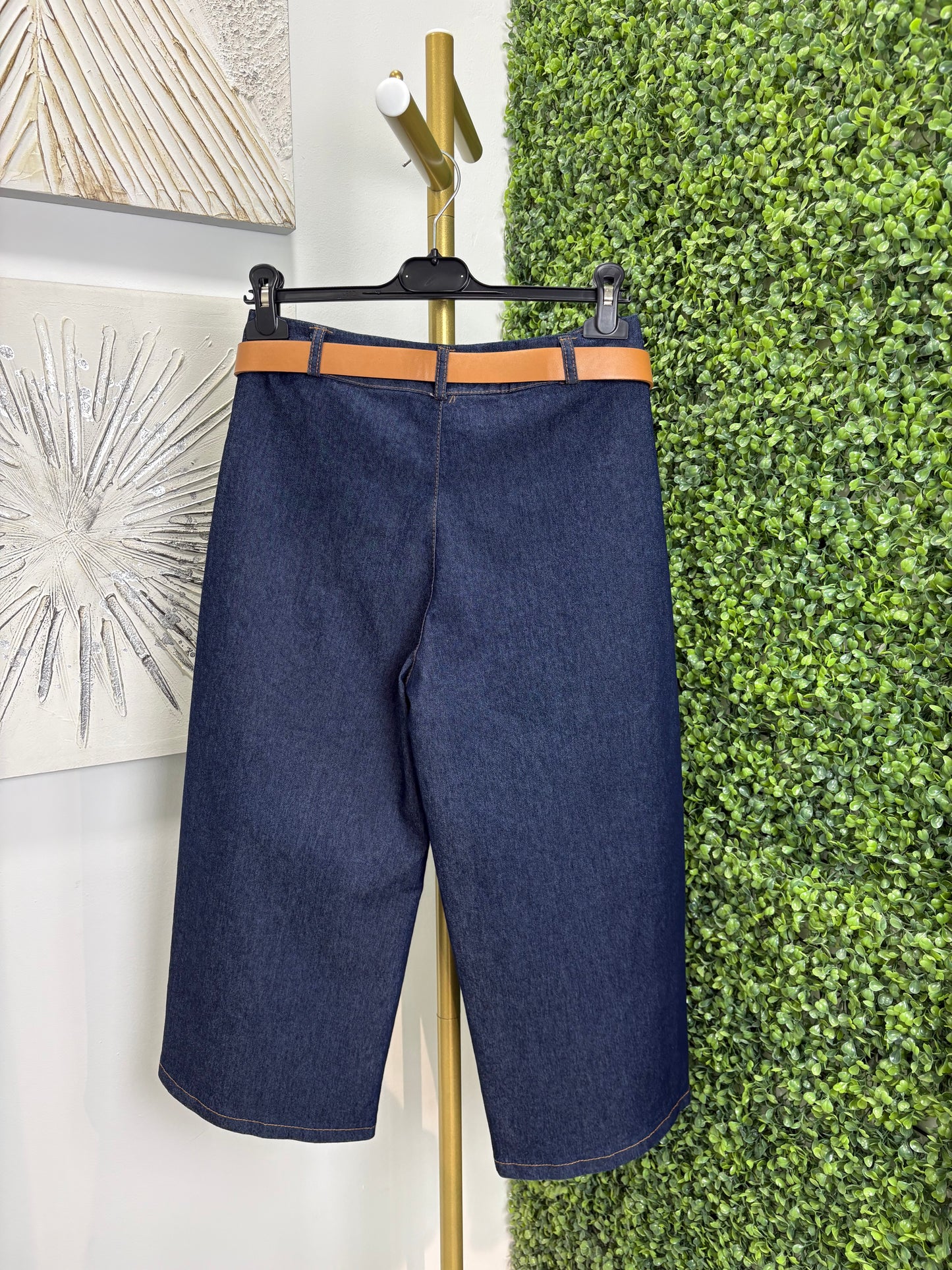 Pantalón vaquero pesquero azul oscuro