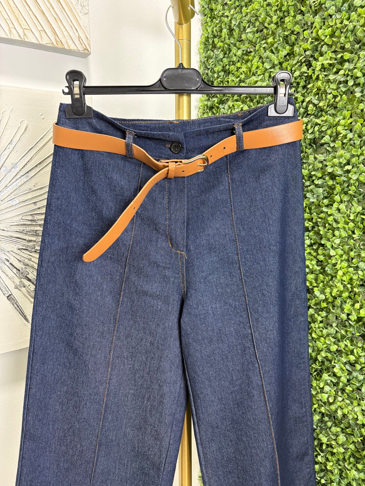 Pantalón vaquero pesquero azul oscuro