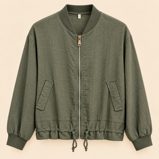 Chaqueta Bomber Verde Militar