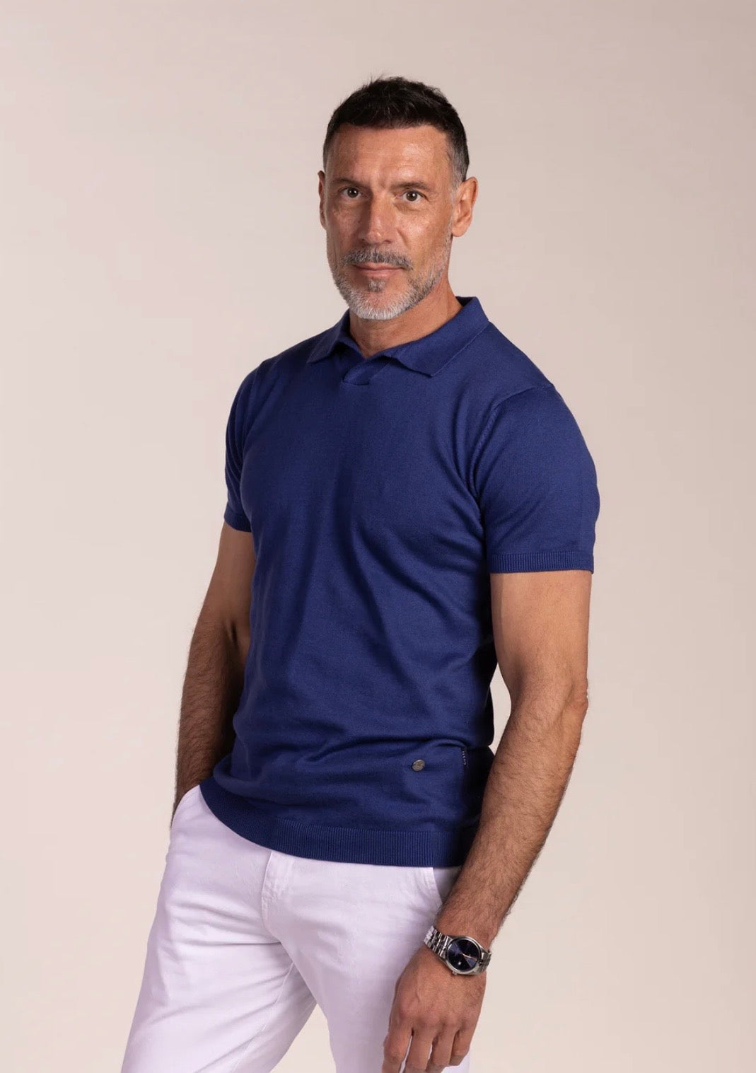 Polo punto Belmonte azul