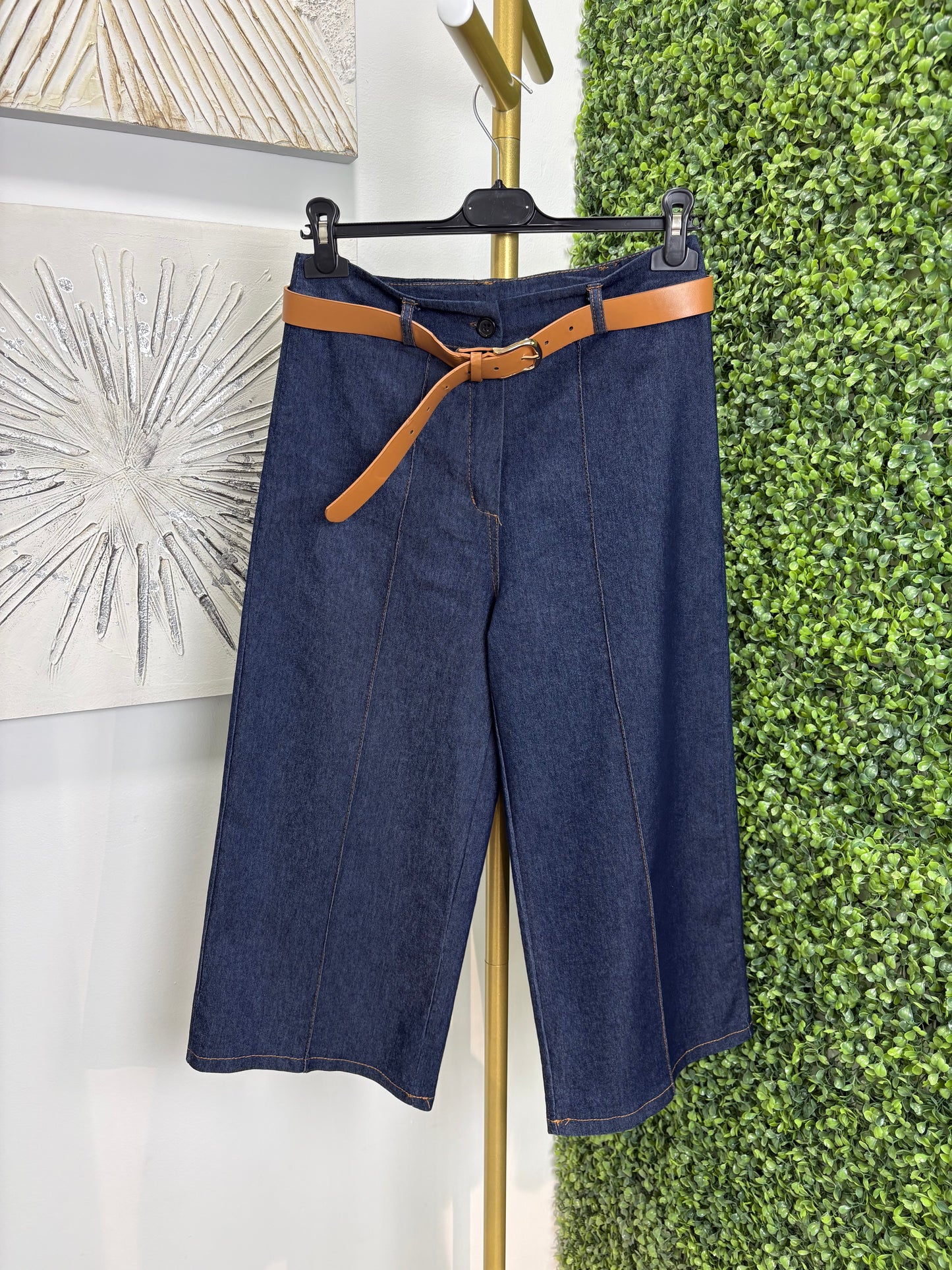 Pantalón vaquero pesquero azul oscuro