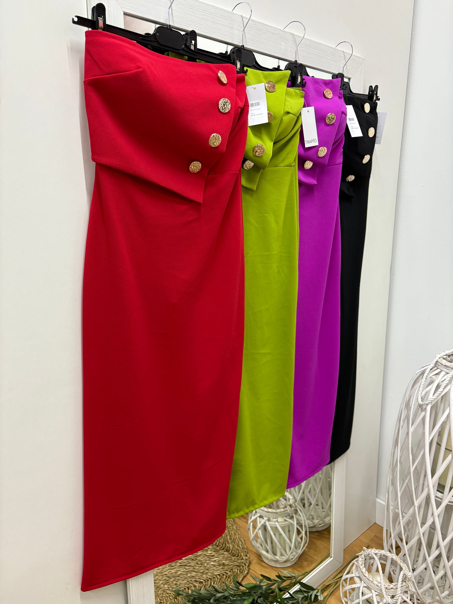 Vestido botones