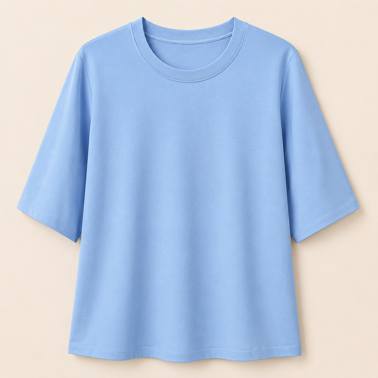 Camiseta Básica Celeste Trapio
