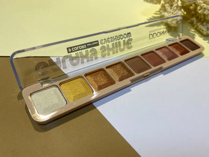 Paleta de sombras de ojos dorada Galaxy Ddonna