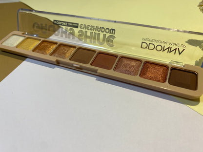 Paleta de sombras de ojos dorada Galaxy Ddonna