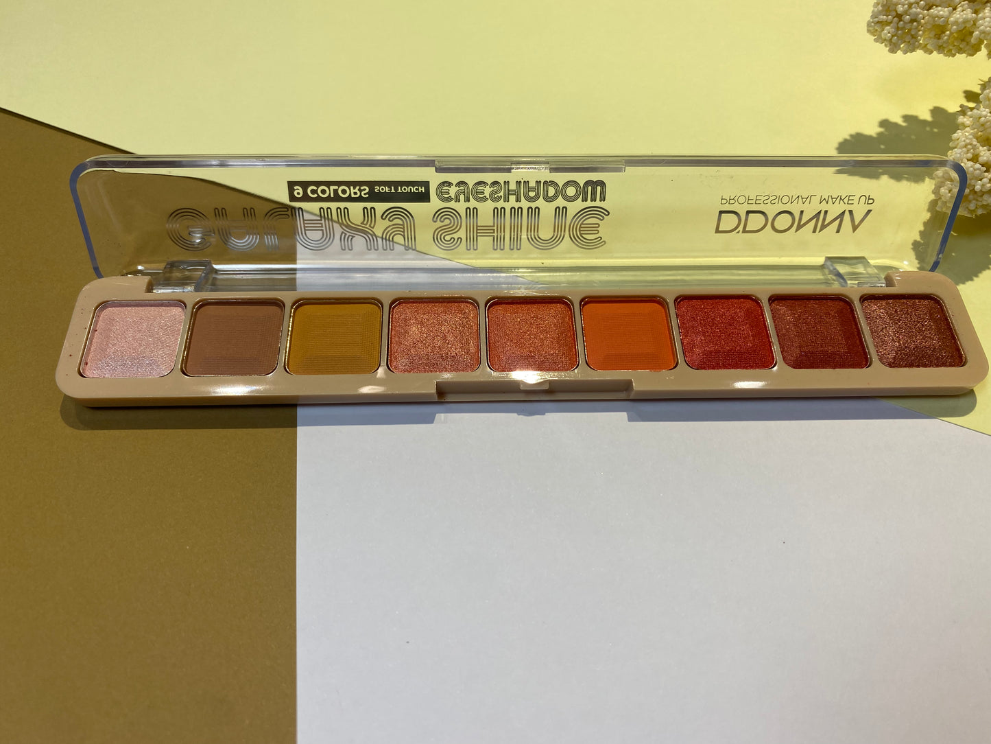 Paleta de sombras de ojos naranja Galaxy Ddonna